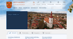 Desktop Screenshot of mesto-modrice.cz